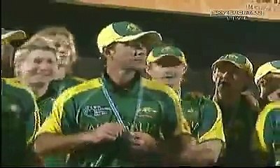 Australian Team Pushing Pawar (BCCI President)