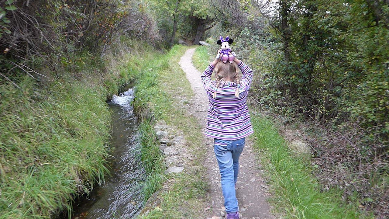 Tscharser waalweg in südtirol