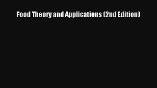 AudioBook Food Theory and Applications (2nd Edition) Free