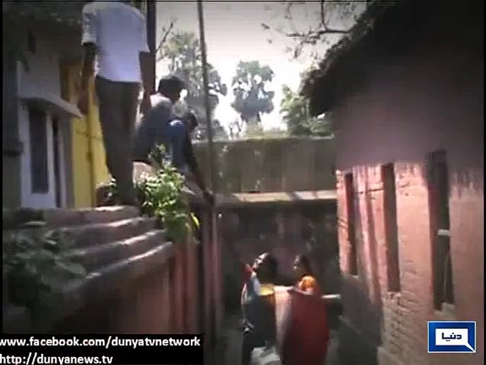 Students' Friends and Family help for cheating in exam in Bihar, India