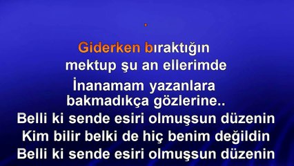 Halim Erdoğan - Kahır Doluyum - (2012) TÜRKÇE KARAOKE