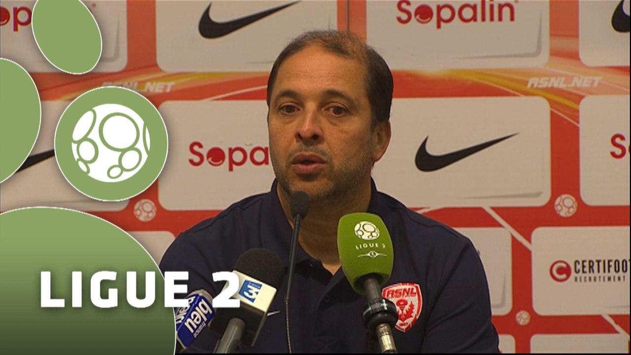 Conférence de presse AS Nancy Lorraine - AC Ajaccio (3-0) : Pablo  CORREA (ASNL) - Olivier PANTALONI (ACA) - 2015/2016