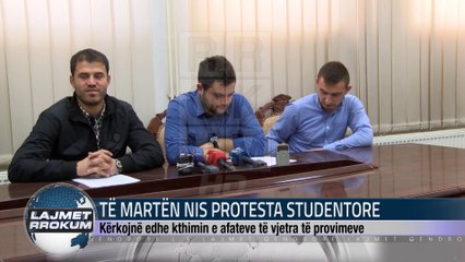 TË MARTËN NIS PROTESTA STUDENTORE