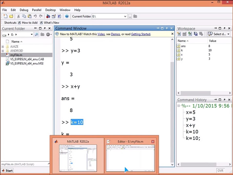 2 MATLAB MAKING SCRIPT USING HELP (IN HINDI)
