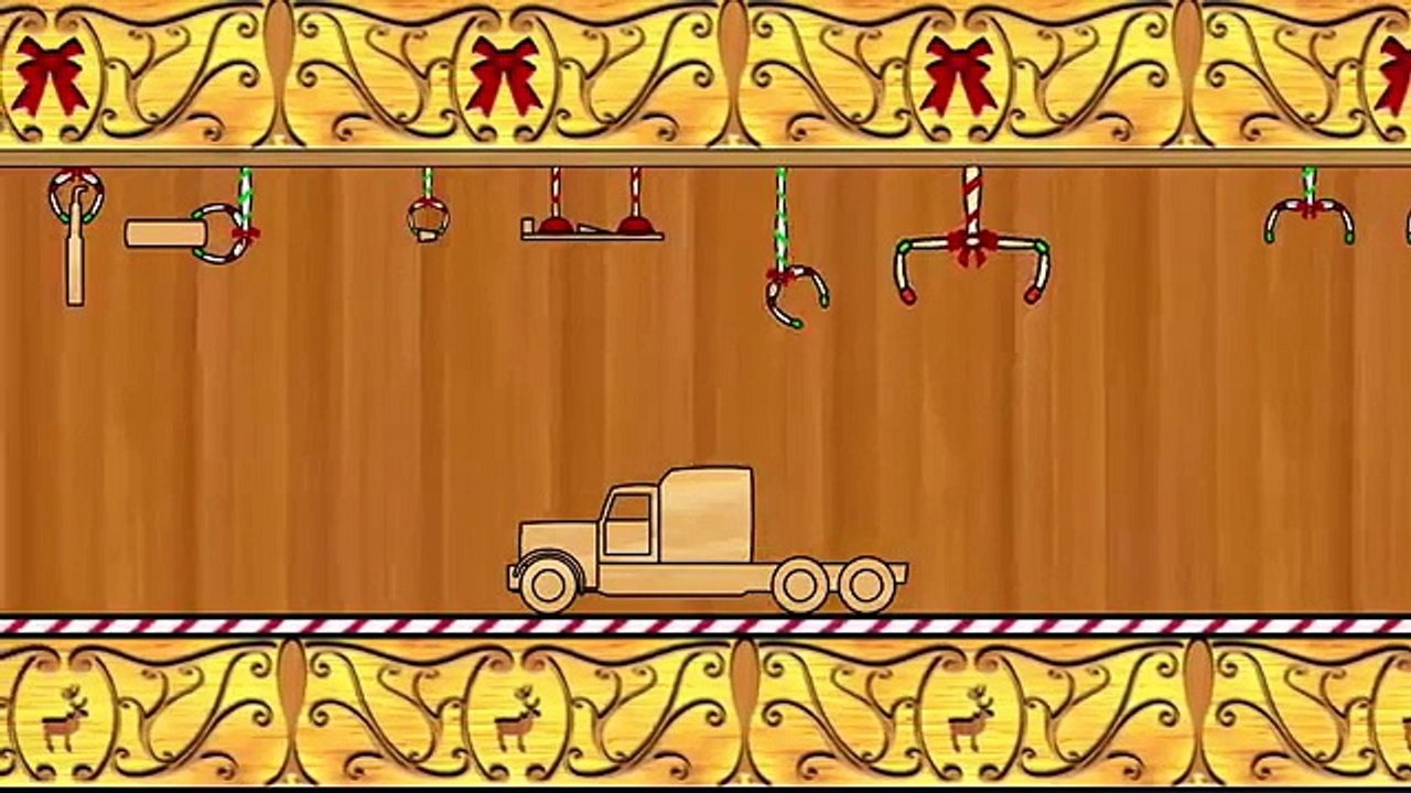 Santa's Workshop 'tractor-trailer' L'atelier de Noël 'Semi-remorque'