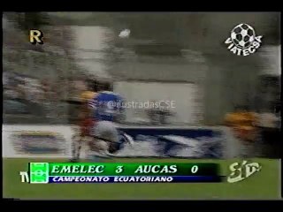 Emelec 3 x 0 Aucas - (Resumen del partido 3 Octubre 1999)