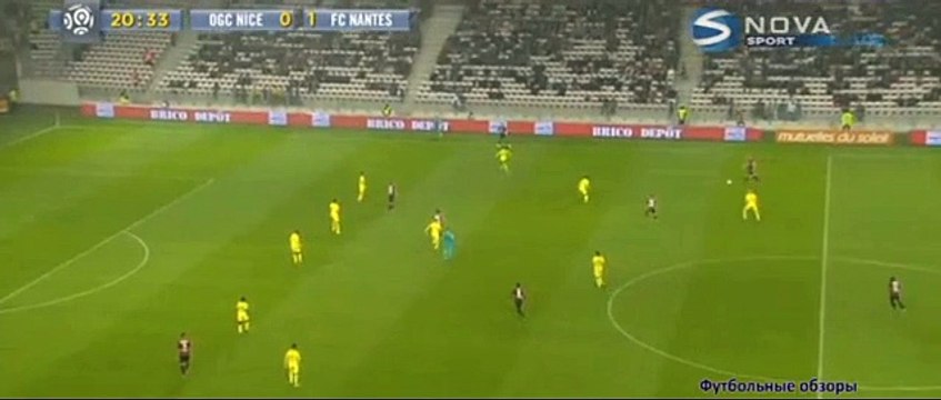 Great Goal Valère Germain 1:1 - OGC Nice vs FC Nantes - 03/10/2015