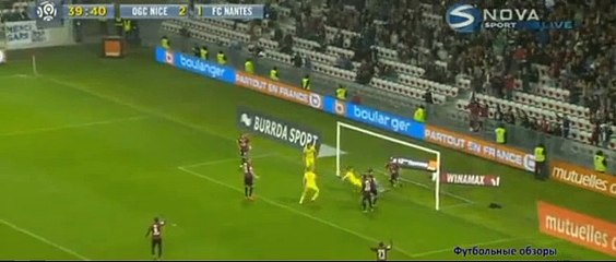 Goal Adrien Thomasson 2:2 - OGC Nice vs FC Nantes - 03.10.2015