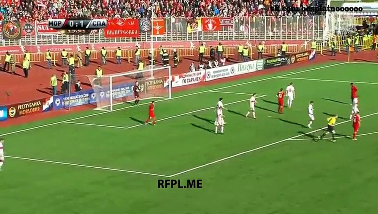 Mordovya 0 – 1 Spartak Moscow ALL Goals and Highlights Russian Premier 03.10.2015