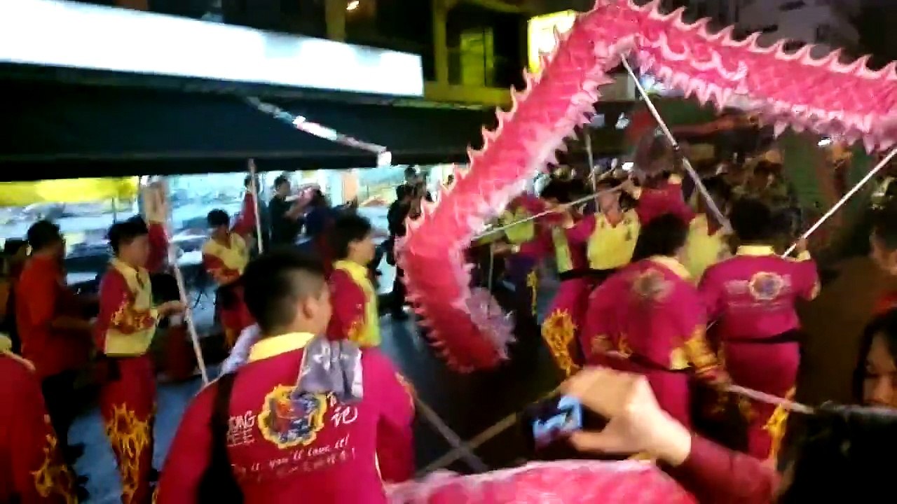 Really Long Dragon Dance On The Street