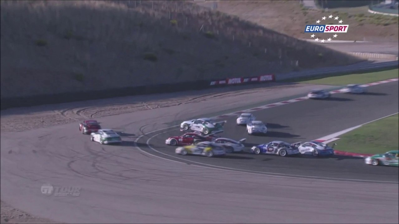 GT Tour 2015 Navarra Porsche amazing crashes