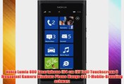 Nokia Lumia 800 Smartphone 94 cm 37 Zoll Touchscreen 8 Megapixel Kamera Windows Phone Mango OS