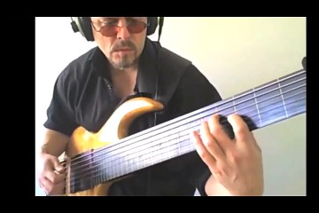 "A Lasting Ember" on solo 7 string Fretless Bass by Eric Czar