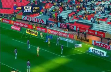 Gol Paul Aguilar, America vs Chiapas.