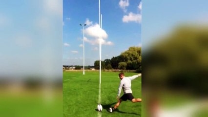 Incroyable exercices de précision de Jonny Wilkinson