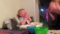 Boy Blows Mom Kisses And Then Slaps Her