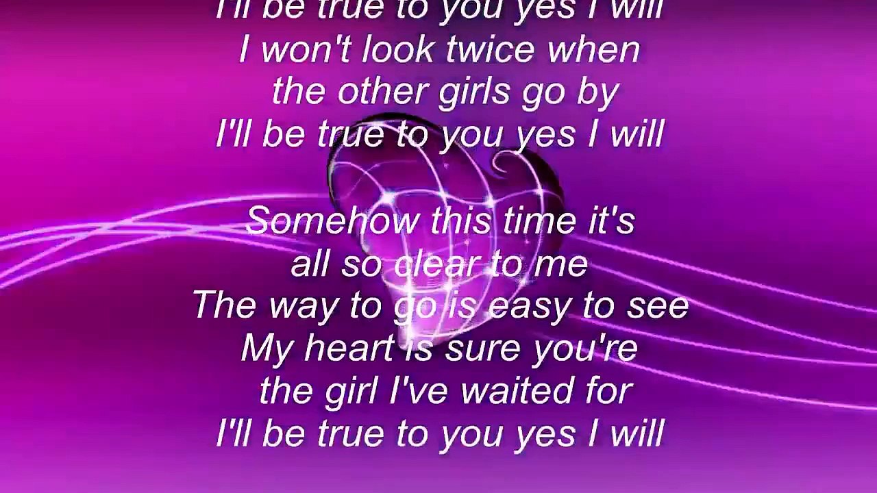 Hollies – Yes I Will Song Lyrics