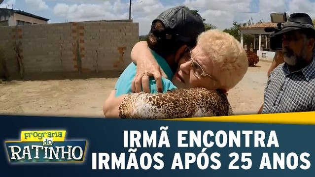 Irmã encontra irmãos após 25 anos