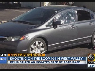 Suspected road rage shooting on Loop 101