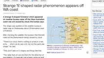 Strange 'S'-Shaped Radar Phenomenon Appears Off Australia West Coast!