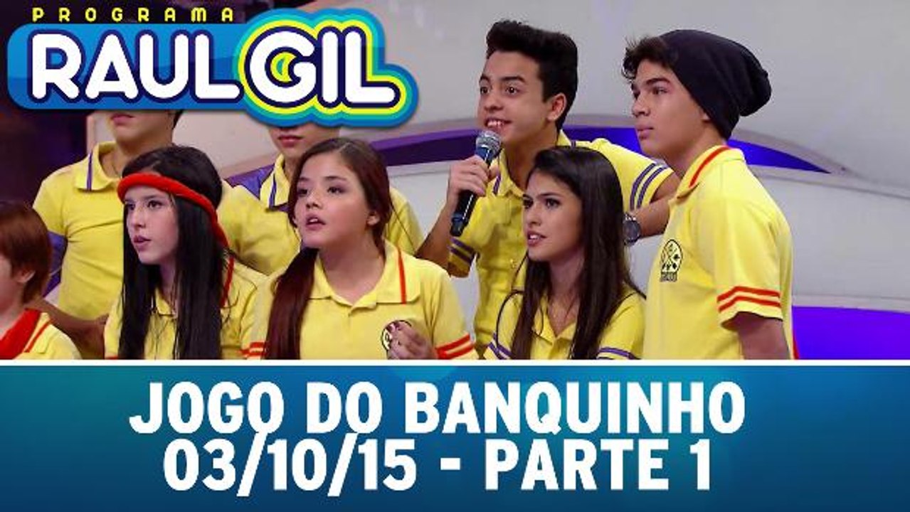 Elenco de Carrossel no Jogo Do Banquinho - Parte 1
