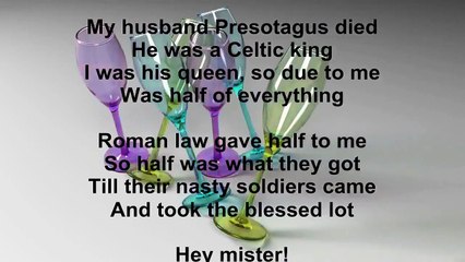 Horrible Histories – Boudicca Song Lyrics