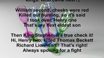 Horrible Histories – Kings And Queens (Ruthless Rulers) Song Lyrics