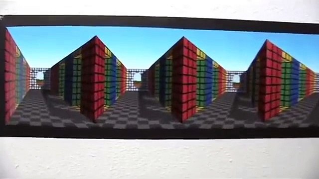Rubiks Cube Affiche Illusion!