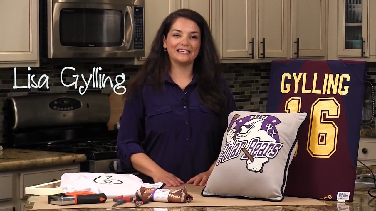 Thegramophone | DIY: How to Make Art out of a Kid's Sports Jersey