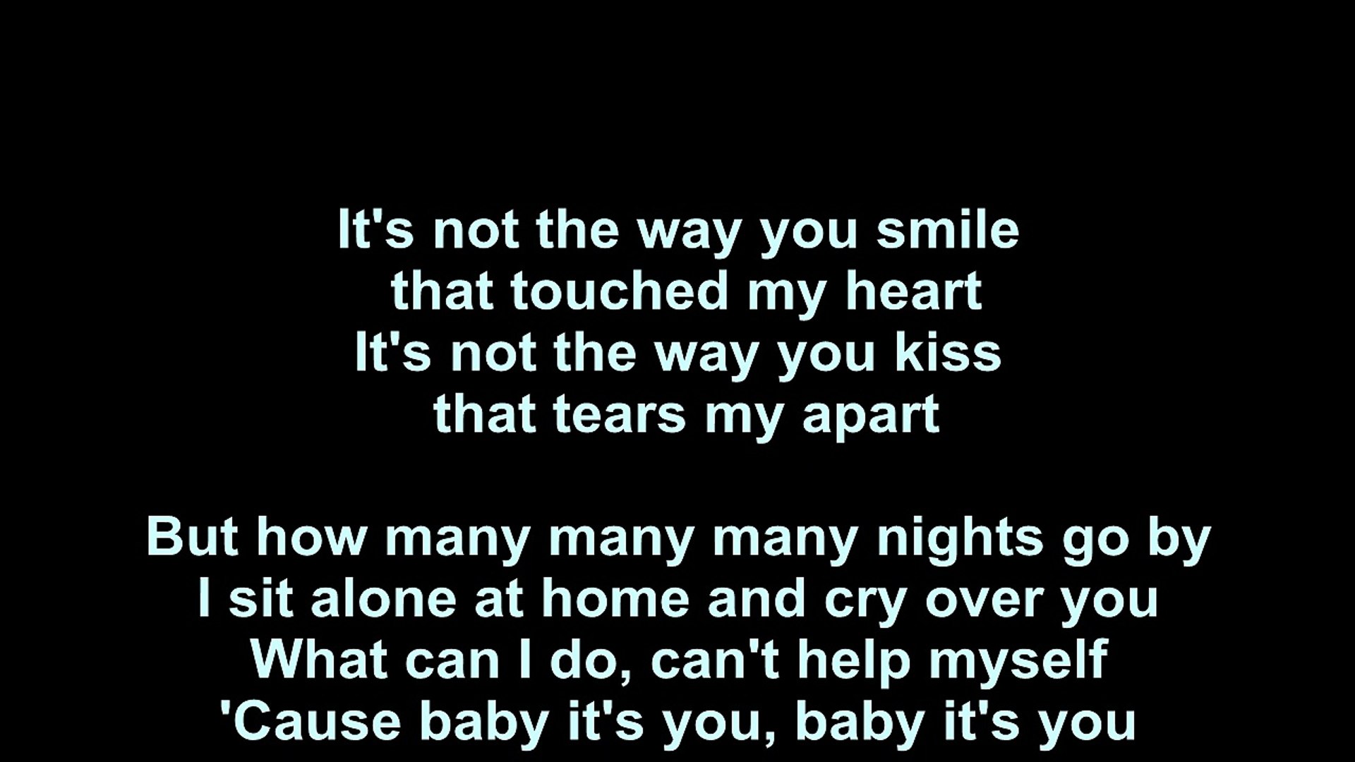 Beatles Baby It S You Lyrics Video Dailymotion