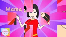 Finger Family Chinese Family Nursery Rhymes   Cartoon Animation Songs For Children