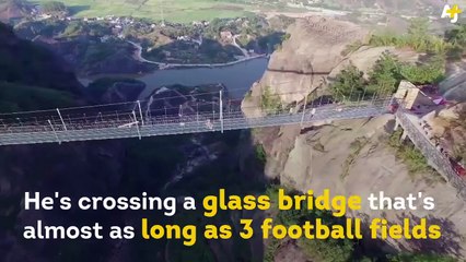 China built a big, scary glass bridge.