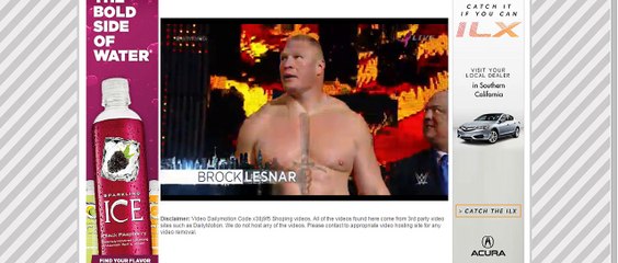 big show vs brock lesnar WWE Live From MSG: 3rd October 2015