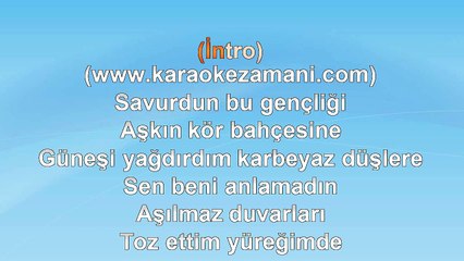 Haluk Levent - Anlamadın - 1998 TÜRKÇE KARAOKE