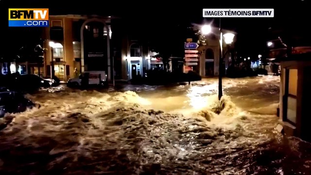 Intempéries dans le sud-est: images des témoins BFMTV