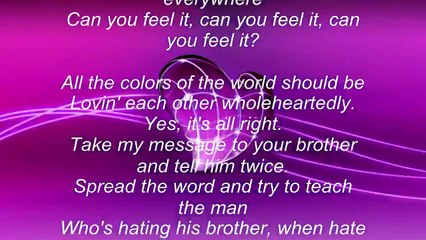 Jackson 5 – Can You Feel It  Song Lyrics