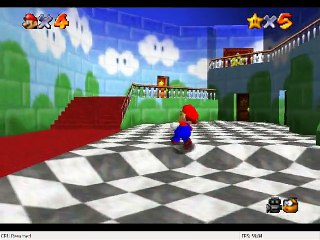 Super mario 64 2 étoiles obtenues JAP