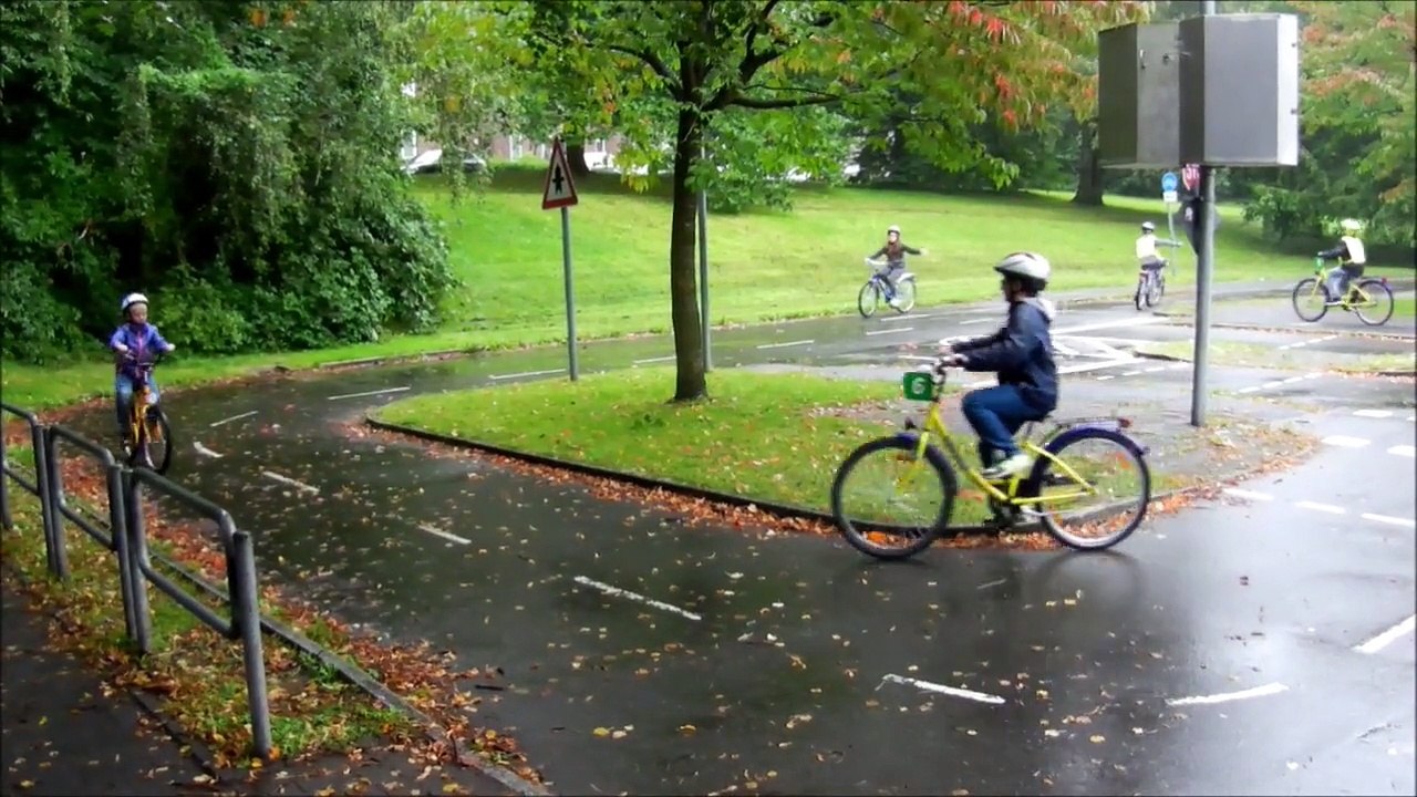 Praktische Radfahrprüfung Klasse 4