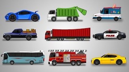 Learning Street Vehicles | Street Cars and Trucks | Children’s Educational