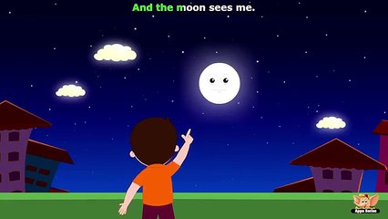 I See The Moon - Nursery Rhyme with Karaoke