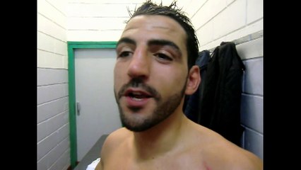 Boxe : interview de Karim Achour après sa victoire