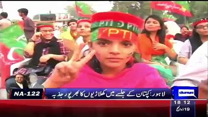 PTI GIRLS LAHORE JALSA
