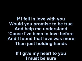 Beatles – If I Fell Lyrics