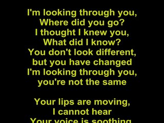 Beatles – I'm Looking Through You Lyrics