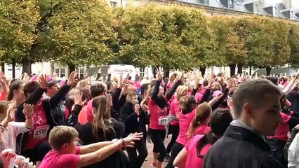 Octobre Rose 2015 à Nancy : l'échauffement
