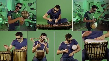 Mystery Guitar Man : il utilise 90 instruments pour une seule musique