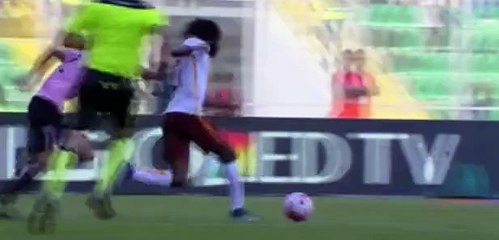 Goal Gervinho - Palermo 0 - 3 AS Roma - Serie A - 04.10.2015