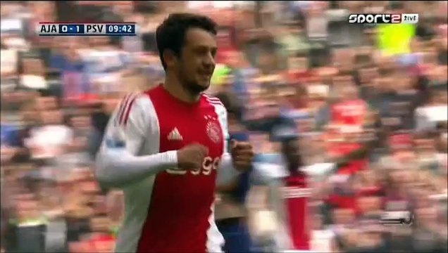1-1 Amin Younes Goal Holland Eredivisie - 04.10.2015, AFC Ajax 1-1 PSV Eindhoven