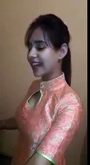 Beautiful Desi Girl singing song!!!