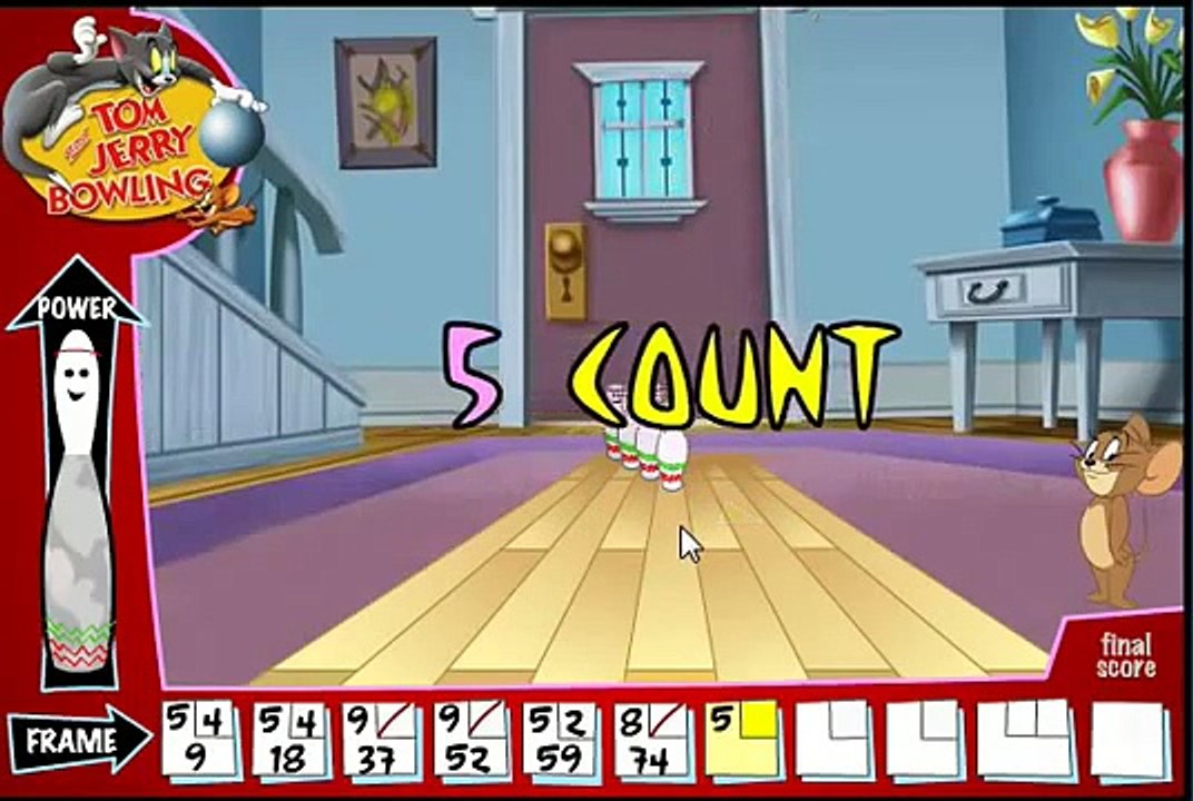 Tom and Jerry Online Kids Games Tom And Jerry Bowling Cartoon Game